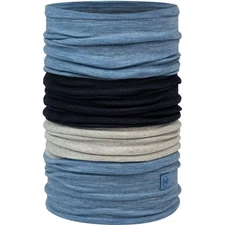 Buff Merino Move Multifunctional Neckwear, Block Lake Blue