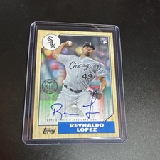 topps 30th anniversary rookie autograph reynaldo lopez #1987A-RL