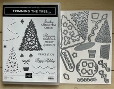 Stampin  Up   Trimming The Tree  Stamp  Die Bundle - Christmas, Holiday