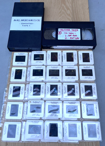 An All American Massacre Unedited Workprint VHS Tape Texas Chainsaw Spin-Off