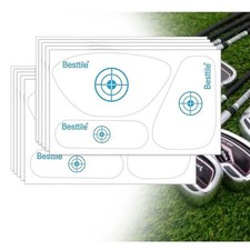 Etichette Nastro Impatto Golf,300 Adesivi,Driver,Ferro e Piccolo,Bianco