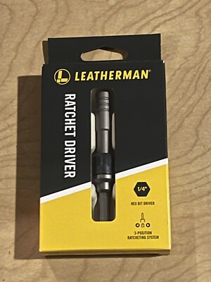 Leatherman Ratchet Driver 1/4 Hex Bit 931030 BRAND NEW IN BOX