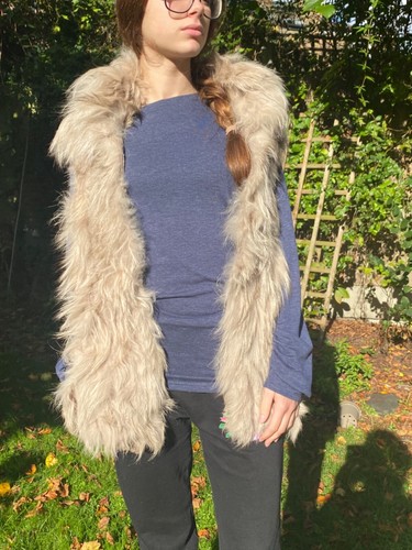 Diane Von Furstenberg fur silk gilet size medium BNWT £890 - Picture 11 of 19