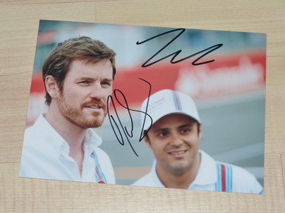Rob Smedley Felipe Massa Signed Signiert Autograph Autogramm 13x18 Foto *TOP**