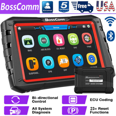 Car Bidirectional OBD2 Scanner All System Diagnostic ScanTool Pro-grammer Coding