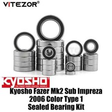 For Kyosho Fazer Mk2 Sub Impreza 2006 Color Type 1 Sealed Bearing Kit