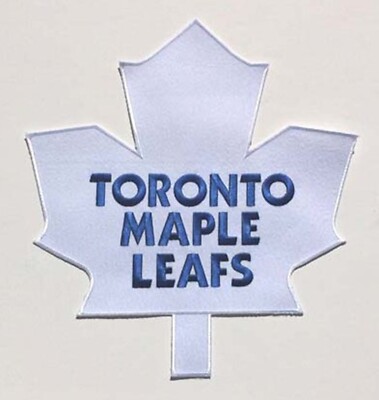Toronto Maple Leafs L Weiß Heim Trikot Vorne Abzeichen Crest Emblem Team Logo