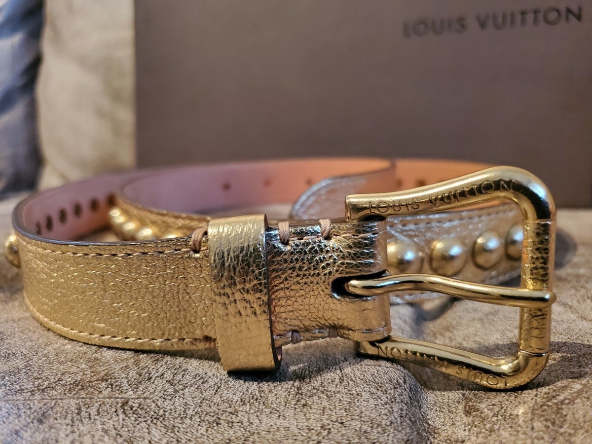 Authentic Louis Vuitton - Limited Edition, Gold colored Belt  display picture 1