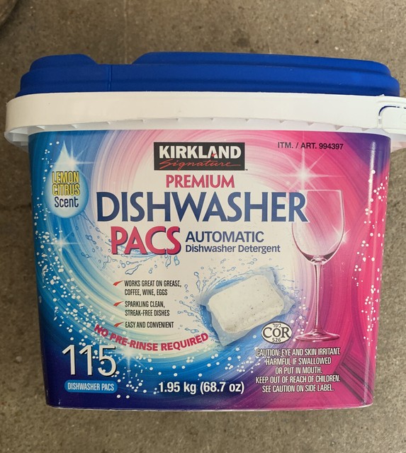 kirkland dishwasher tabs