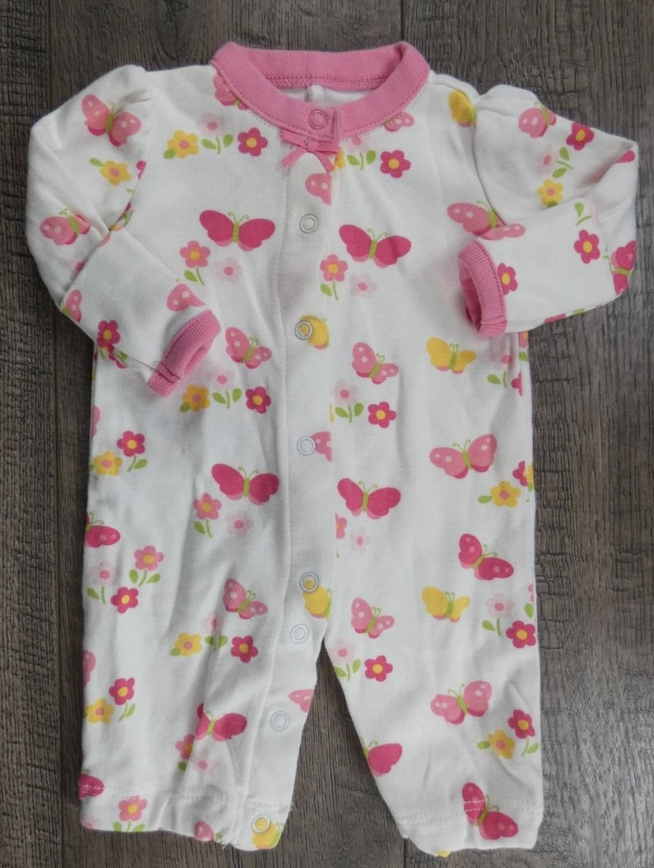 Baby Girl Clothes Gymboree Preemie to 5lbs Butterfly Gown Outfit