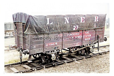 ptc8249 - 20 Tonnen 8208 (Kraftstoff für Dunston Power Stn.) Eisenbahnwaggon - Druck 6x4 