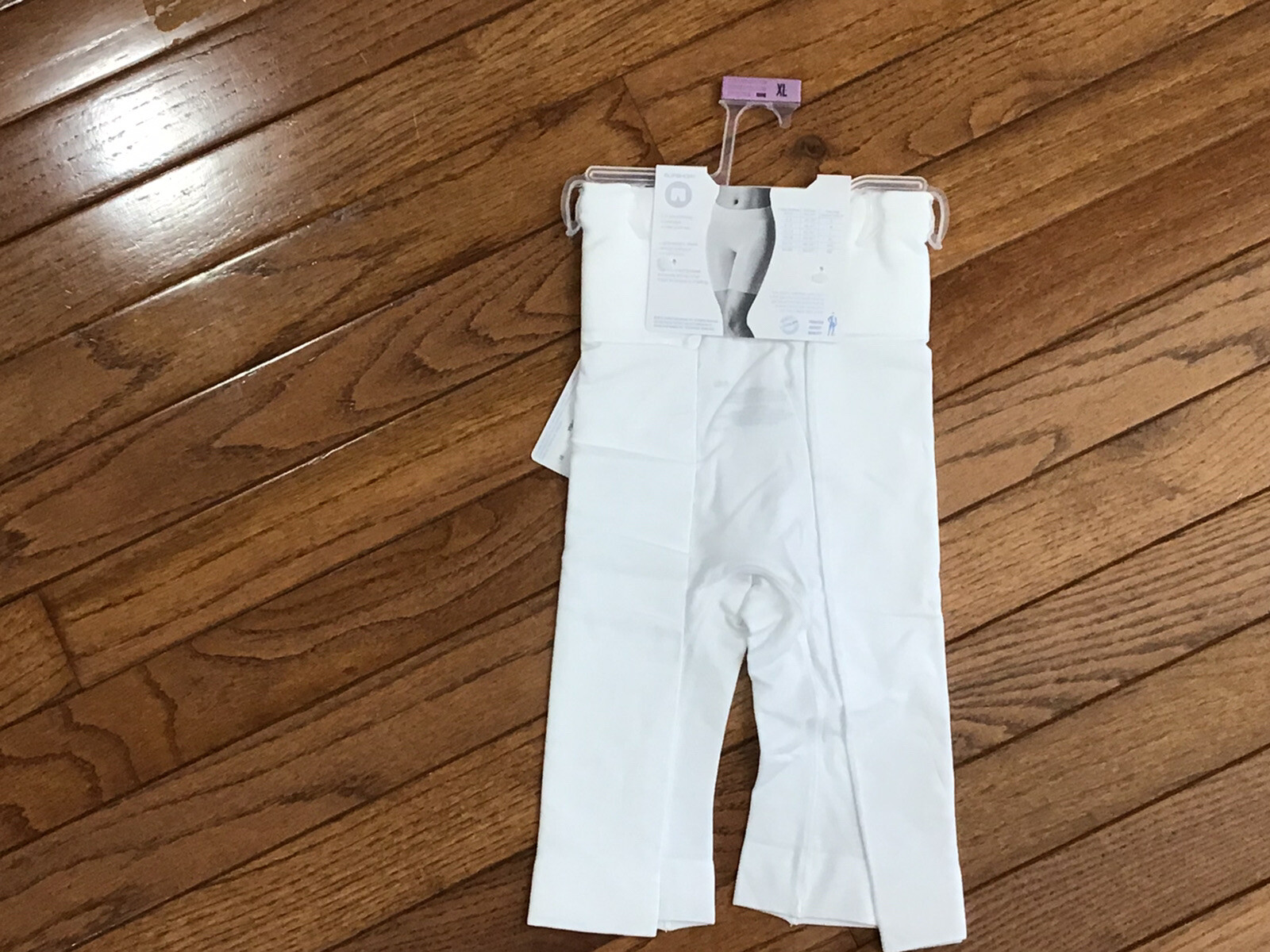 New Life by Jockey Slipshort Underwear XL Stretch Shapewear White (C44