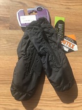 NWT Auclair Kids Toddlers Black Snow Ski Snowboard Mittens 4-5