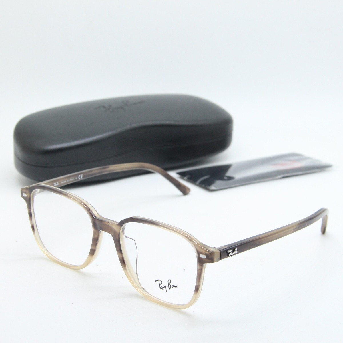 NEW RAY BAN RB 5393-F LEONARD 8107 BROWN AUTHENTIC EYEGLASSES W