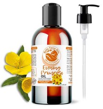 Organic 8oz Evening Primrose Oil - Pure, Cold-Pressed, All-Natural Oil for Beaut
