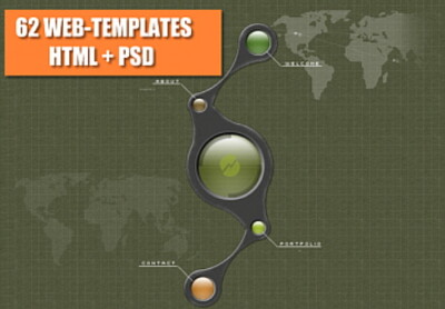 62 HTML & PSD Templates/Vorlagen - inklusive Master Reseller Lizenz