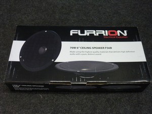 Ceiling Speakers 6 Black 70w 4 Ohms Furrion Fs6b Pair Rv Motorhome
