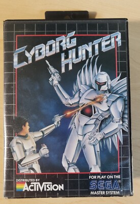 Cyborg Hunter Sega Master System 1988 With Manual Tested Fast