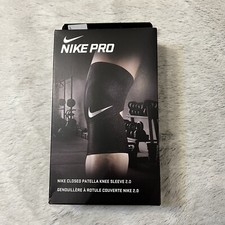  Adult UniSex Nike Pro Closed Knee Sleeve 2.0 Patella, Black Size Large