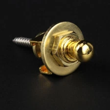 4PACKS Guitar Strap Locks Buttons Round Head For Guitar Bass  Gold US