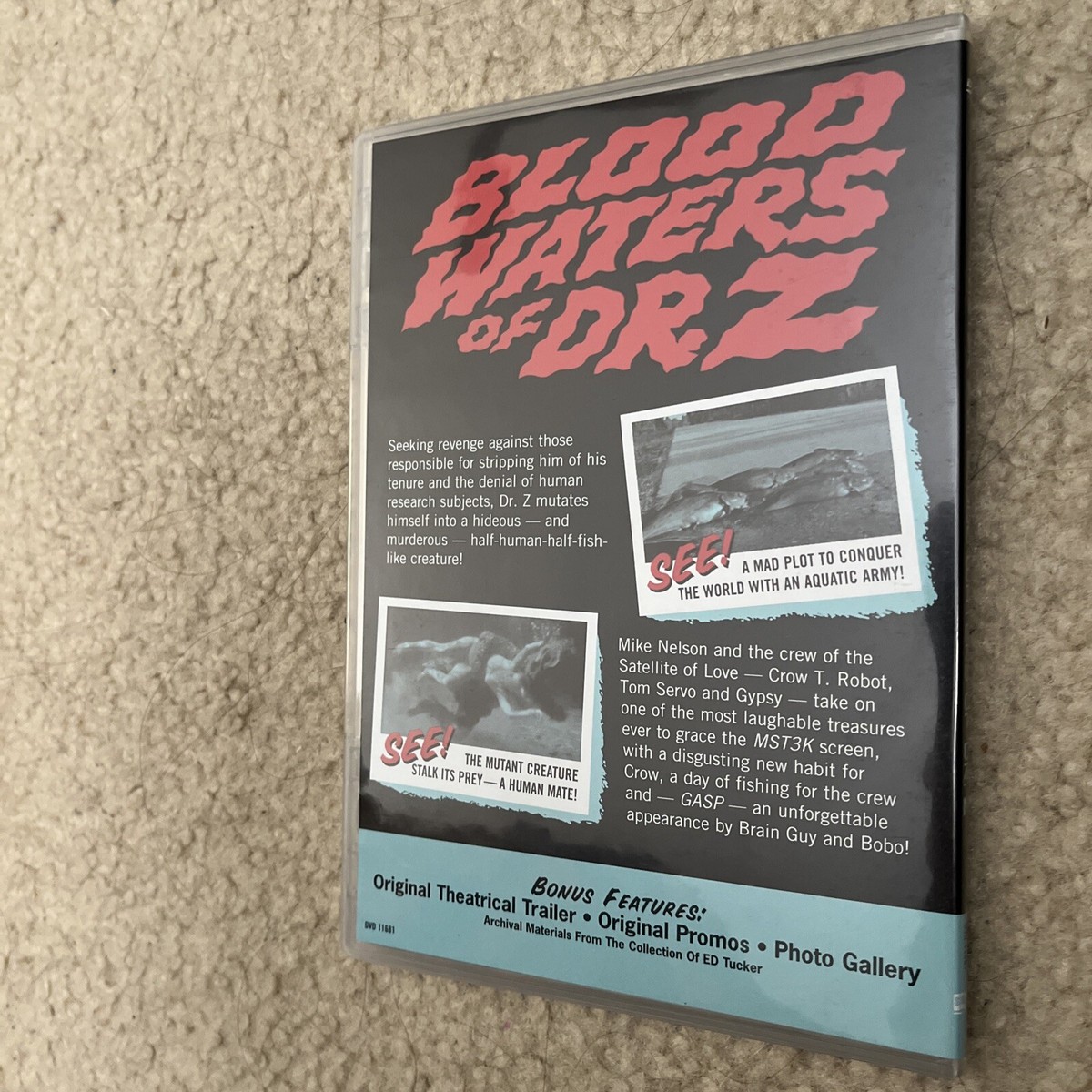MST3K Mystery Science Theater 3000 Blood Waters Of Dr. Z DVD