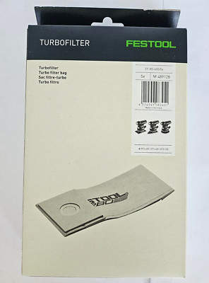 Festool Turbofilter TF-RS 400/5 - 489128 - für RS400 , ES125  - 5 Stück