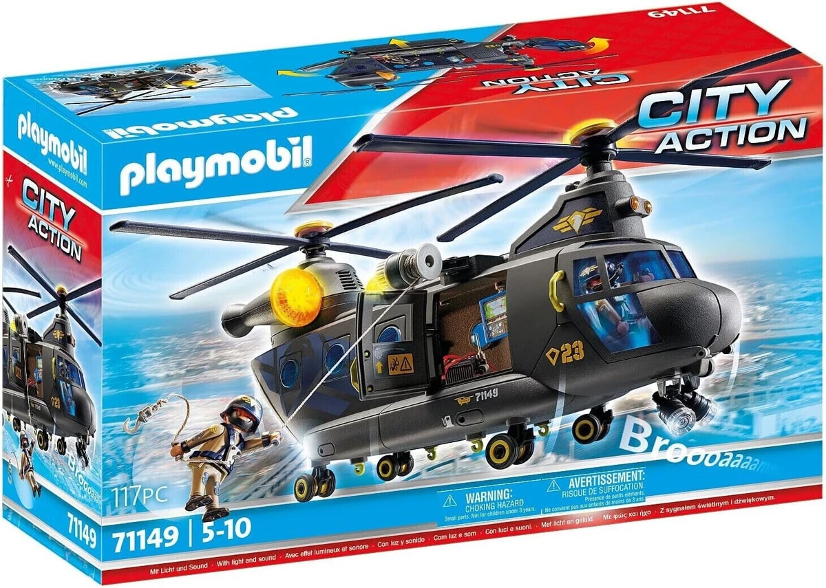 Playmobil City Action 71149 - SWAT Rescue Helicopter NEW - FREE SHIPPING