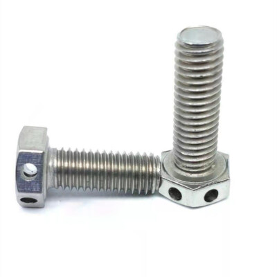 1pcs M116 M20 GB32.1 head double hole screw hexagon bolts hex headle screws SUS