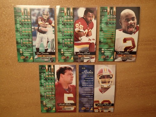 WASHINGTON REDSKINS-Team Sets-IN SLEEVES-Pick Your Choices-NFL FB-See Discount - Picture 43 of 43