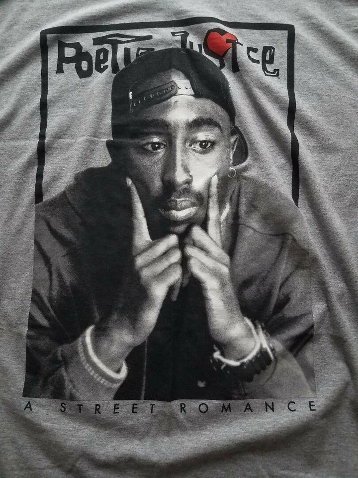 Camiseta Poetic Justice Tupac Shakur 2Pac 3XL Foto 2 de 4