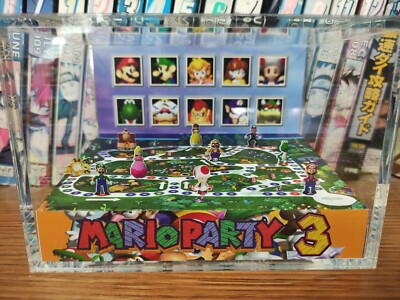 Mario party 3- Mario Party 3 Handmade Diorama - SNES Gaming Cube-Fanart