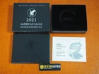 NO COIN: 2021 W PROOF SILVER EAGLE BOX/COA TYPE 2 OGP ONLY BUY 2 GET 3RD FREE!!