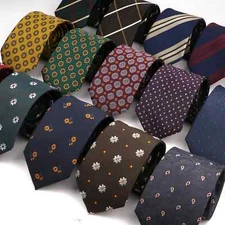 ZONFAZ Fashion Mens Tie 7.5cm Floral Paisley Necktie Fit Wedding Party Business