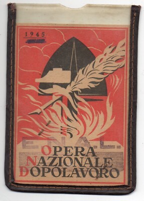 Wave Card - E. N. A. L. Bocciofilo Isola dei Fiori from MILAN - Year 1945