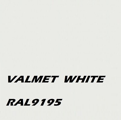 VALMET WHITE RAL9195 Landmaschinen Emaille Glanz Pinsel oder Spray