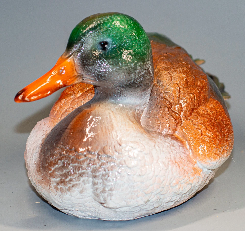 Большая уличная садовая статуя утка задний двор скульптура пруд декор птица охотник подарок - Изображение 2 из 4