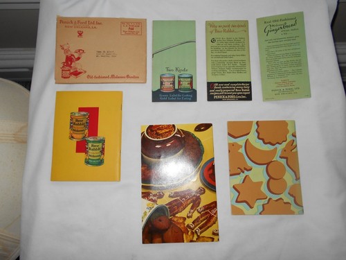3 VINTAGE BREYER RABBIT COOKBOOK BOOKLETS & MAILER & 3 BREYER RABBIT FOLDERS - Picture 2 of 3