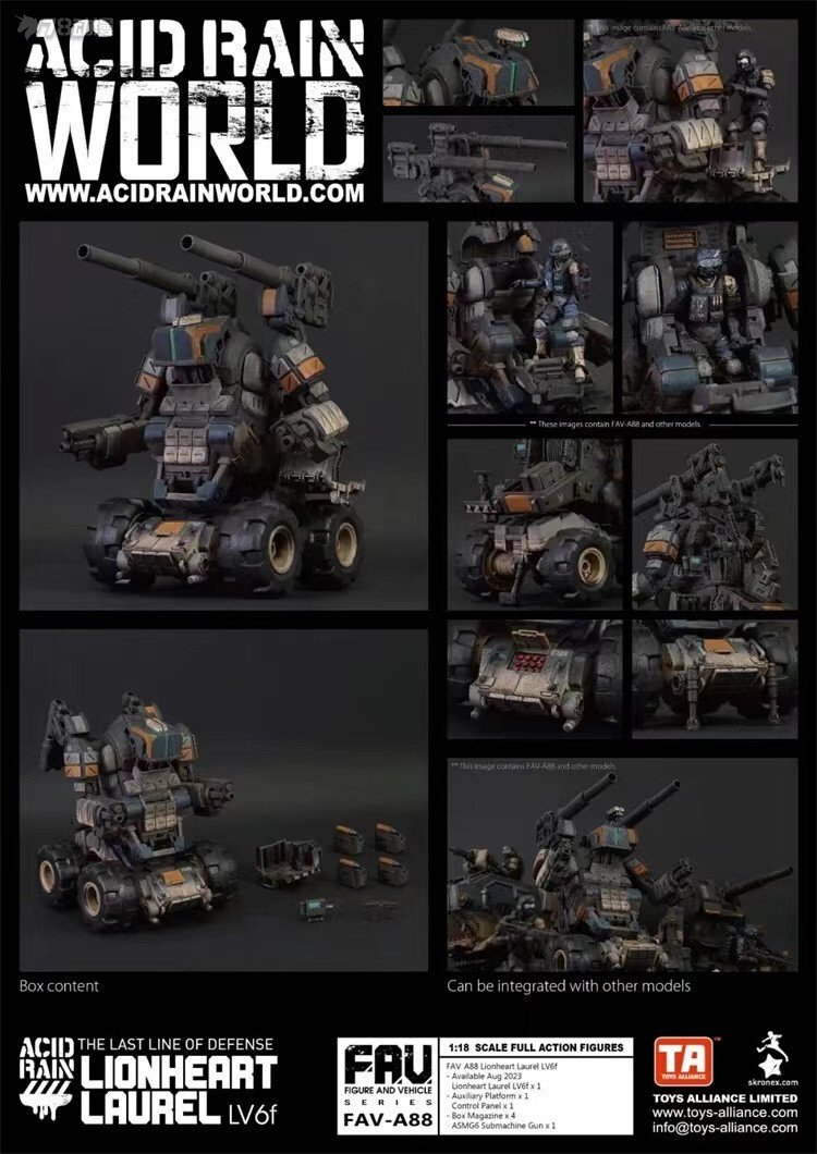 Acid Rain World 1/18 Fav-A88 Lionheart Laurel Lv6f F109 Field