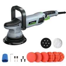 WORKPRO Buffer Polisher 6" 1080W Dual Action Orbital Polish Set 6 Variable Speed