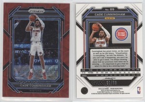 2022-23 Panini Prizm Choice Red Prizm /88 Cade Cunningham #89