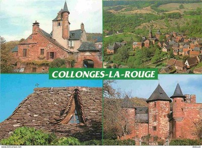 Postkarte - 19 - Collonges la Rouge - Multivues - CPM - siehe Scans Recto-Wurm
