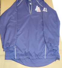 MIZUNO 82ND AIRBORNE ALL AMERICAN PULLOVER 1/4 ZIP BLUE JACKET YOUTH XL