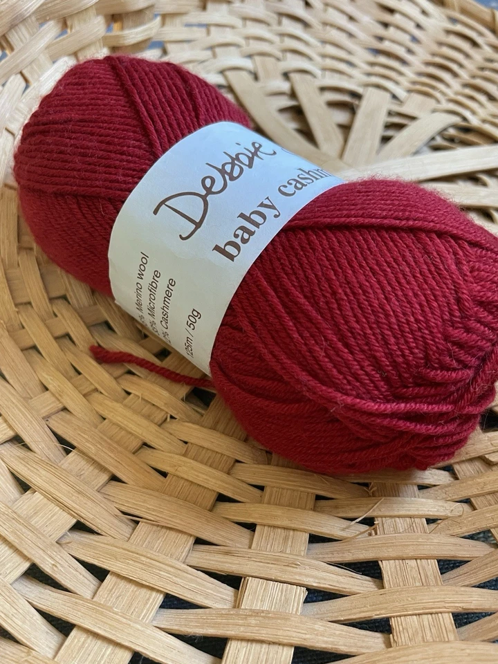 Debbie Bliss Baby Cashmerino Yarn- Color 700/Ruby- 1 Skein - Image 3 of 4