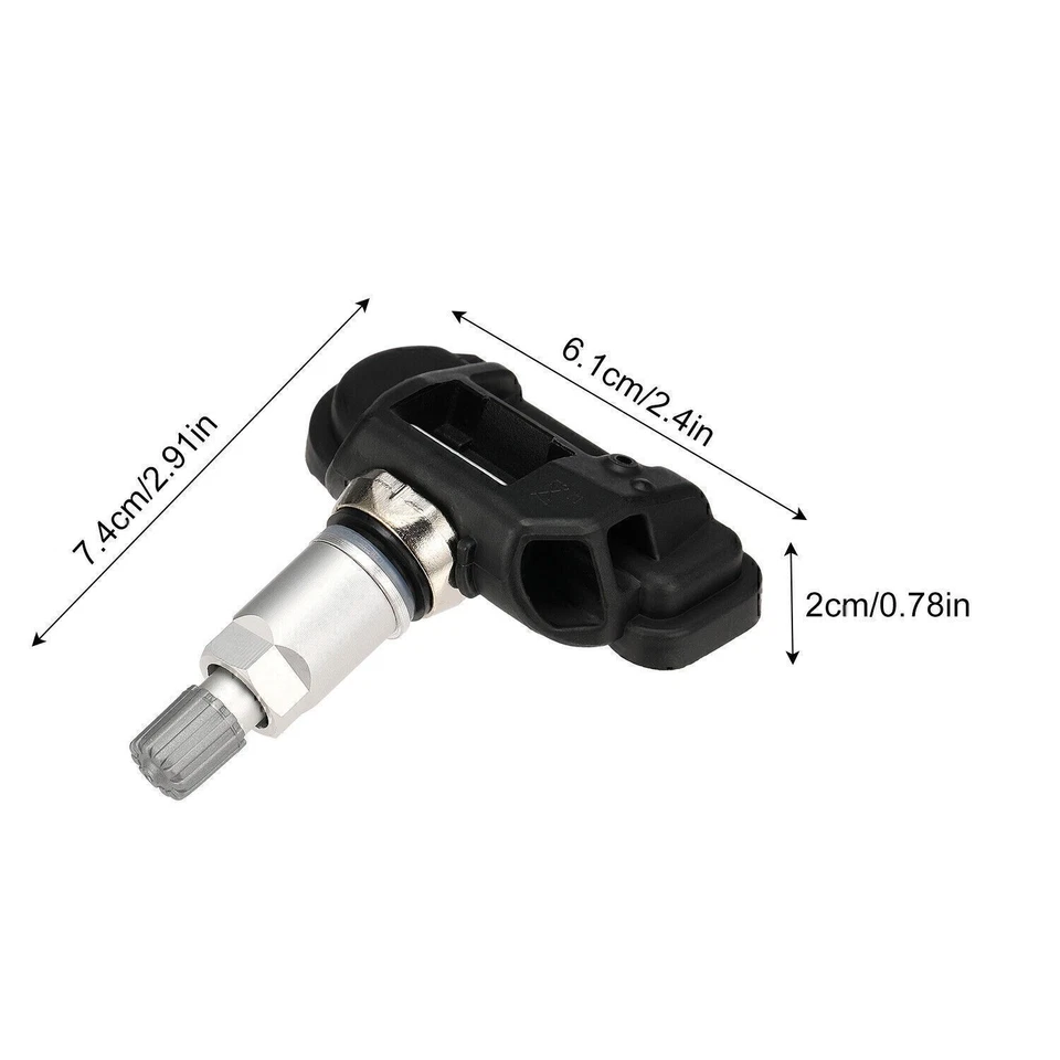 Juego de 4 TPMS A0009050030 para sensor de monitoreo de presión de neumáticos Mercedes-Benz Foto 4 de 4