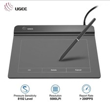 UGEE CS06 Signature Tablet Grafik Zeichnen Tablet Pad 6x4 Zoll Aktivbereich