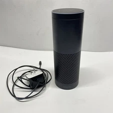Amazon SK705DI Echo Black Tower 1st Generation Alexa Smart Assistant Speaker