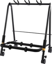 Hercules Stands GS523BPLUS Multi-guitar Display Rack with Casters - 3 Guitars