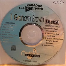 20254 T GRAHAM BROWN CHARTBUSTER KARAOKE LOT WIRTZ