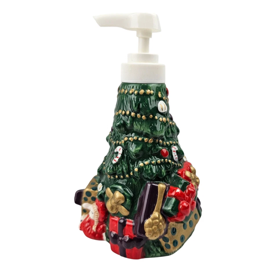Dispensador de jabón de cerámica para árbol de Navidad Allure 1996 decoración navideña Foto 2 de 4