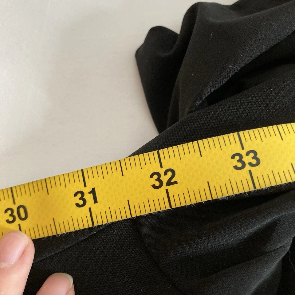 Lauren Ralph Lauren Black Wide Leg Jumpsuit Size 1X Flowy Boho Retro Vibes - Image 3 of 4